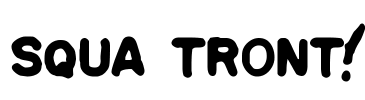 Squa Tront!  Скачать бесплатные шрифты