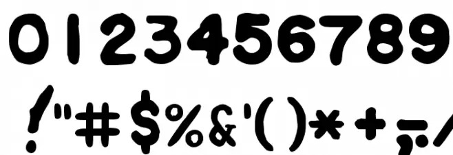 Squa Tront! Font OTHER CHARS