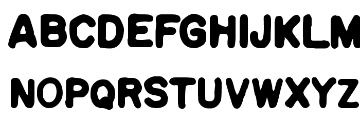 Squa Tront! Font LOWERCASE