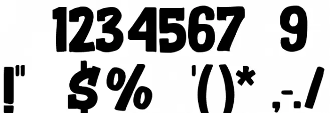 Squabslab Font OTHER CHARS