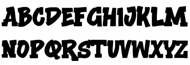 Squabslab Font Litere mari