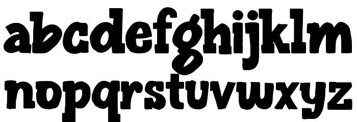 Squabslab Font LOWERCASE