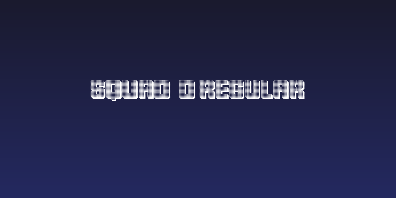Squad 3D Regular Social Header