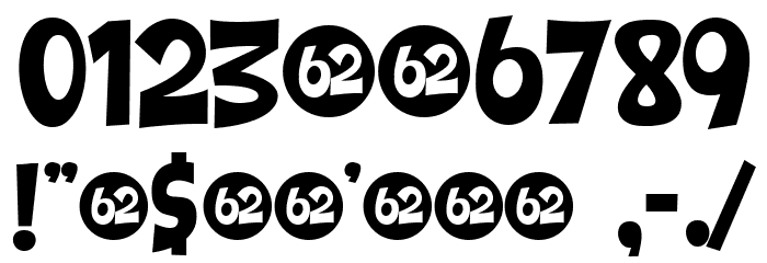 Squad 62 Font OTHER CHARS