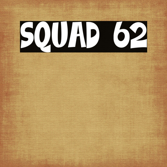 Squad 62 Font examples