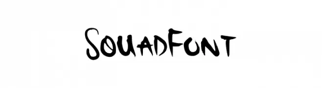 Squad Font  Frei Schriftart Herunterladen