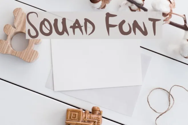 Squad Font Example 1