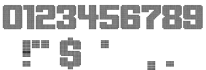 Squad Regular Font OTHER CHARS