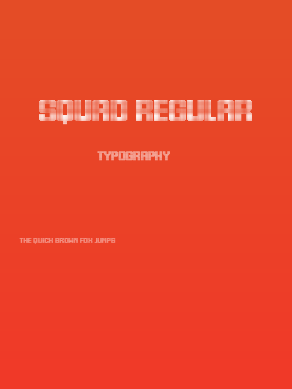 Squad Regular Poster