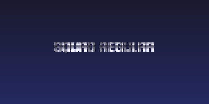 Squad Regular Social Header