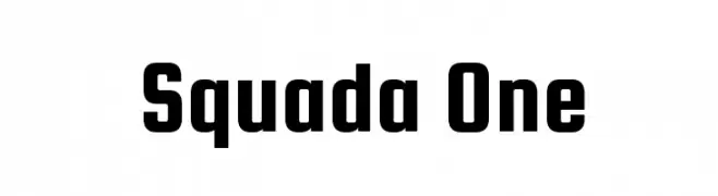 Squada One  Frei Schriftart Herunterladen