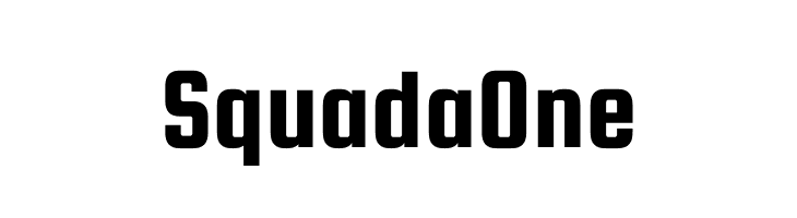 Squada One Fonte