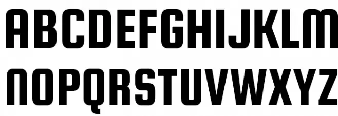Squada One Schriftart Groß