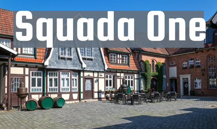 Squada One Font examples