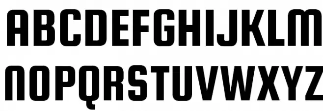 SquadaOne-Regular Schriftart Groß