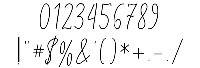 Squadwife Free Font OTHER CHARS