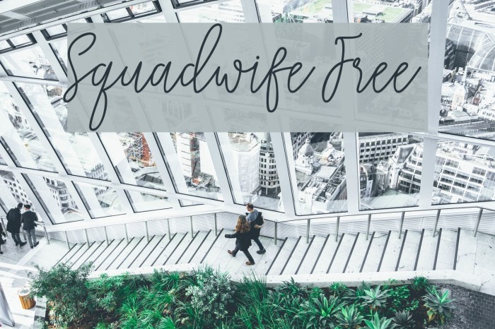 Squadwife Free Font examples