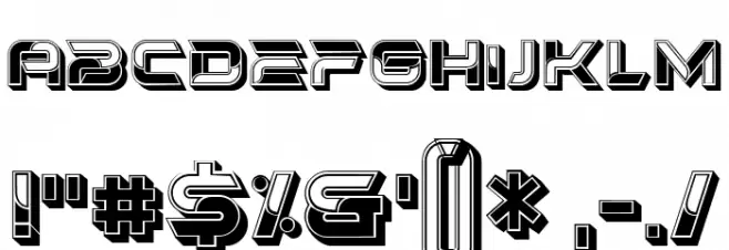 Squalor Halftone Regular Font OTHER CHARS