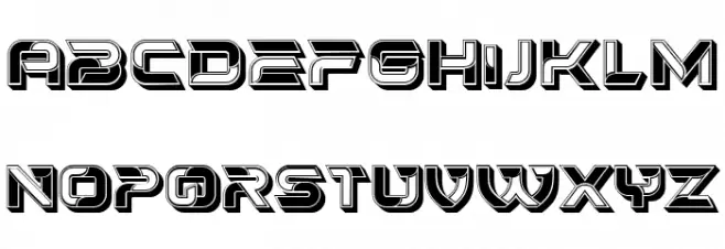 Squalor Halftone Regular Font UPPERCASE