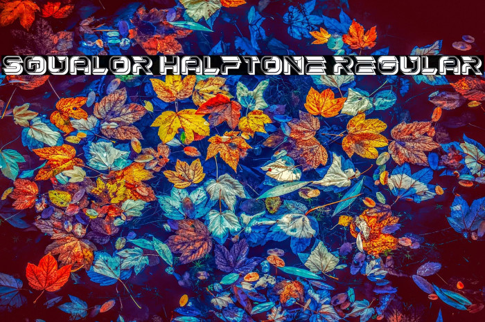 Squalor Halftone Regular Example 1