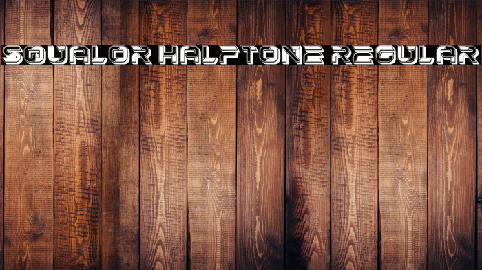 Squalor Halftone Regular Example 3