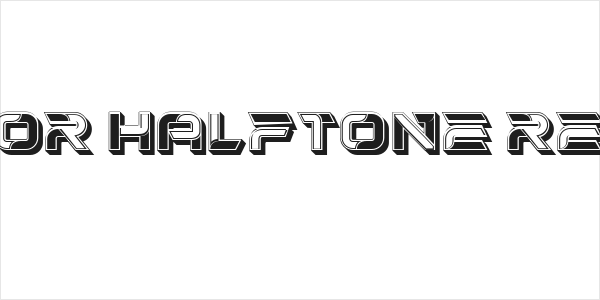 Squalor Halftone Regular Logo