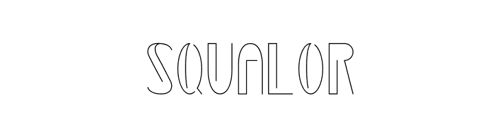 Squalor  Descarca Fonturi Gratis