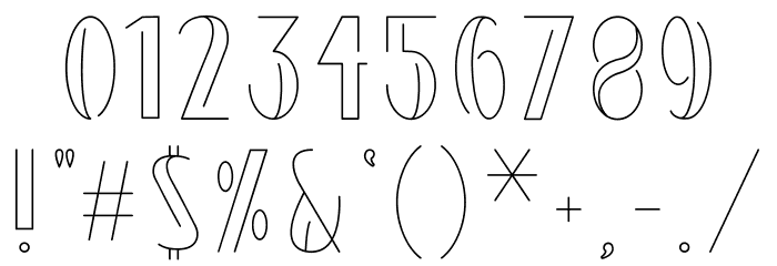 Squalor Font OTHER CHARS