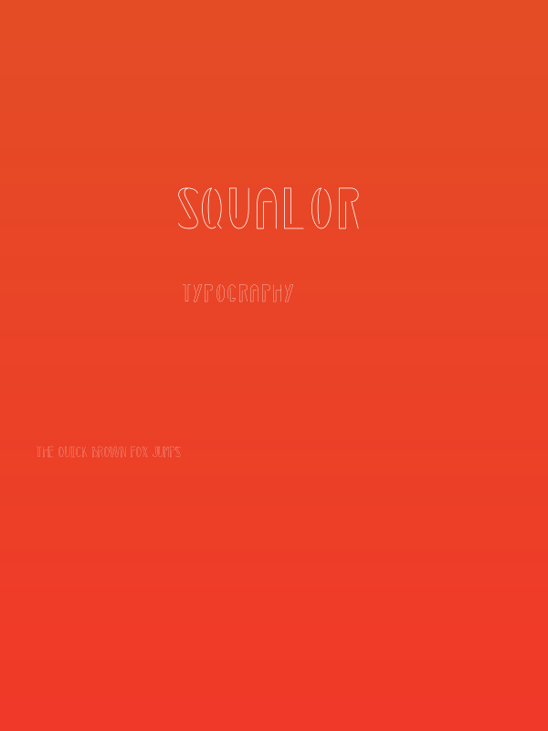 Squalor Poster