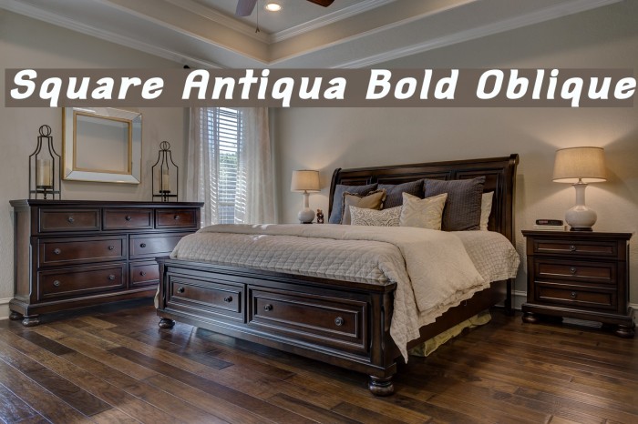 Square Antiqua Bold Oblique Font examples