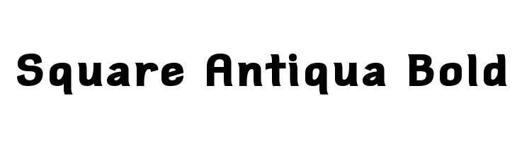 Square Antiqua Bold  les polices de caractères gratuit tlcharger