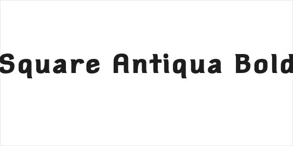 Square Antiqua Bold Logo