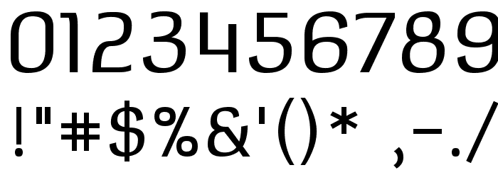 Square Antiqua Font OTHER CHARS