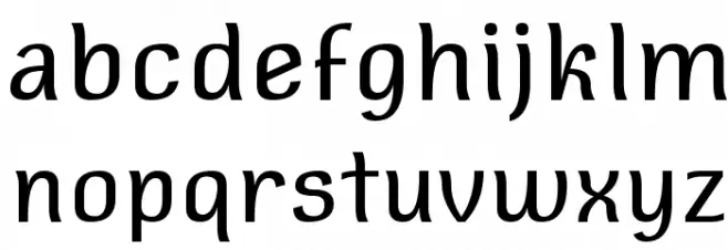 Square Antiqua Font LOWERCASE
