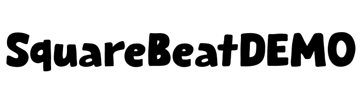 Square Beat DEMO  フリーフォントのダウンロード