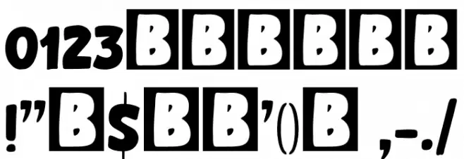 Square Beat DEMO Font OTHER CHARS