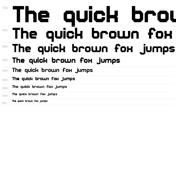 Square Block Regular Waterfall