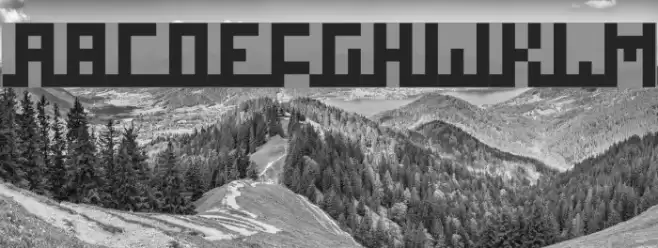 Square Bold Font examples