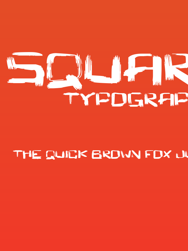 Square Brush Poster