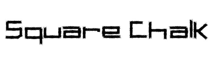 Square Chalk  Frei Schriftart Herunterladen