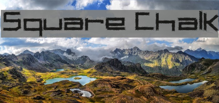 Square Chalk Example 2