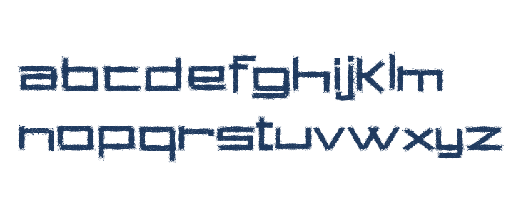 Square Chalk Lowercase