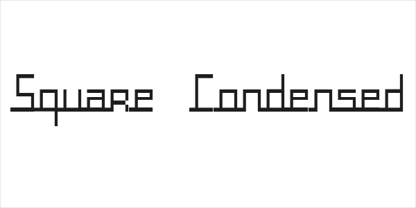 Square Condensed Logo