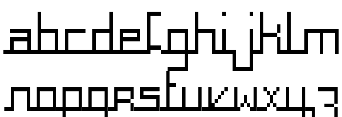 Square Condensed Шрифта строчной