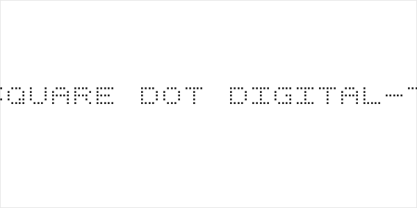 Square Dot Digital-7 Logo