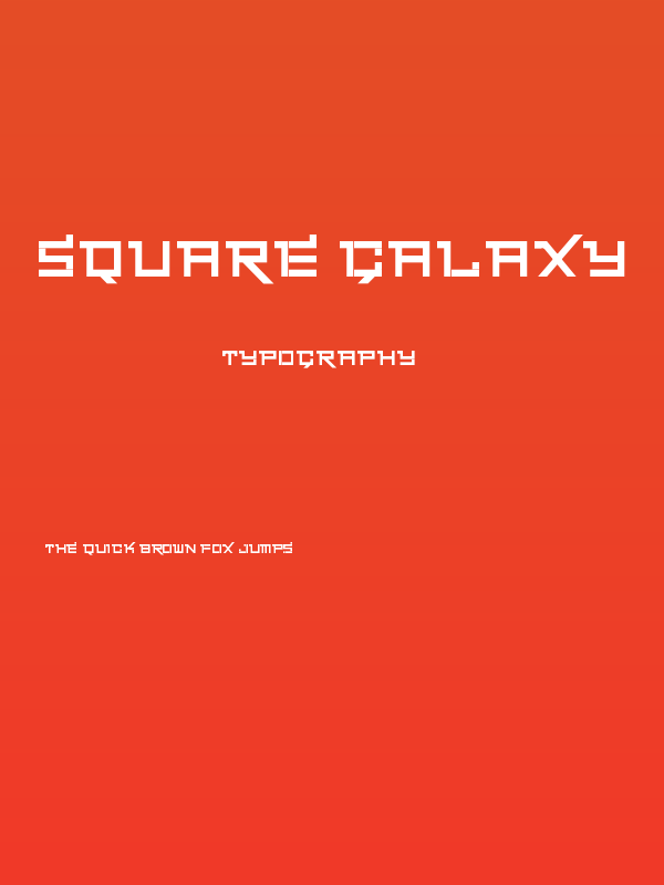 Square Galaxy Poster