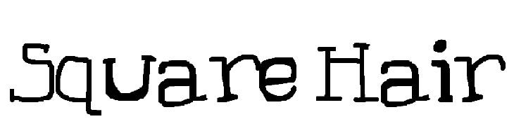 Square Hair  Frei Schriftart Herunterladen