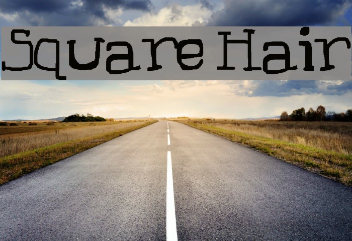 Square Hair Example 1