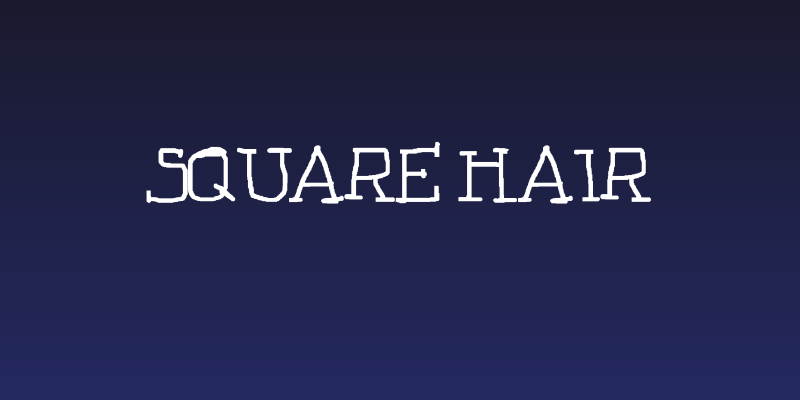 Square Hair Social Header