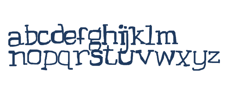 Square Hair Lowercase